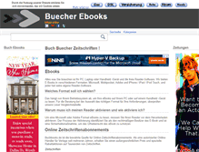 Tablet Screenshot of buchbooks.de